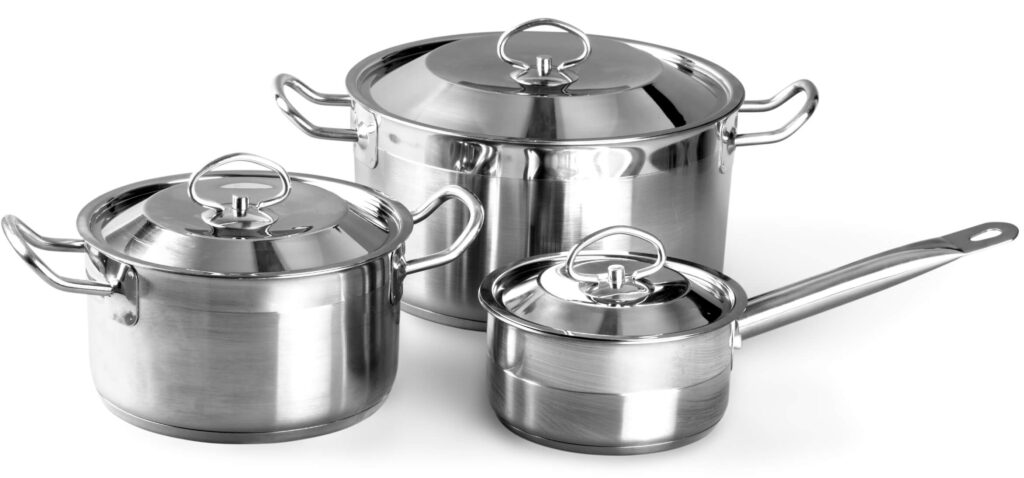 how to tell aluminum from stainless steel cookware