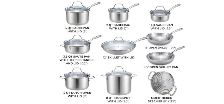 mueller stainless steel cookware reviews