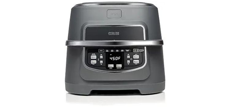 10 CRUX Smokeless Indoor Grill and Digital Air Fryer Oven Combo