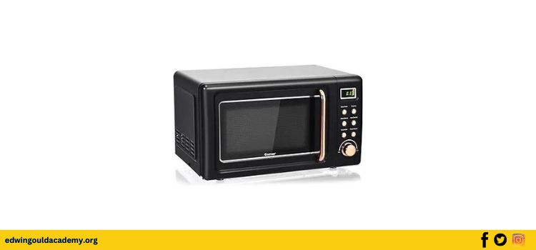 2 COSTWAY Retro Countertop Microwave Oven
