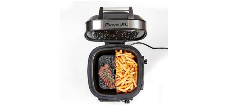 4 PowerXL Grill Air Fryer Combo 6 QT 12-in-1 Indoor Slow Cooker,