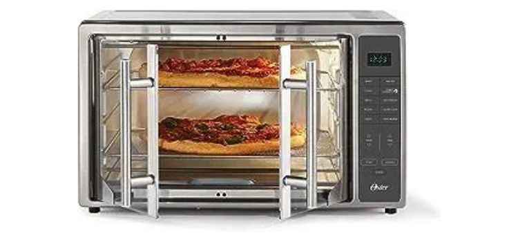 1 Oster Air Fryer Oven, 10-in-1 Countertop Toaster, Large Enough for 2 Pizzas,