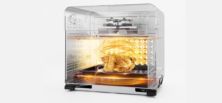 10 Toaster Oven Air Fryer Combo,10-in-1,10 Touch Screen Presets,25QT Large Countertop Oven,