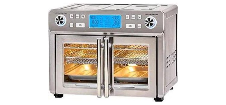 6 Emeril Lagasse Dual Zone 360 Air Fryer Oven Combo with French Door,