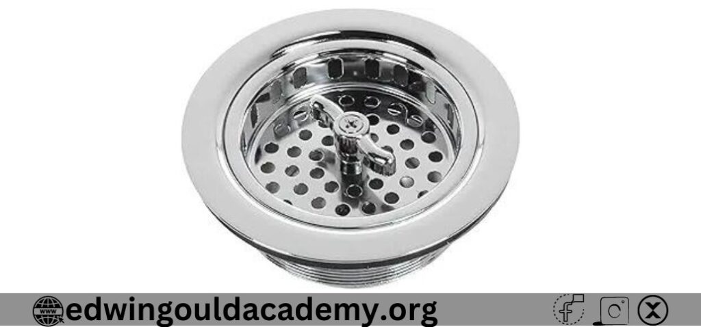 9 3.5 Sink Drain Assembly with Twist Lock Basket Strainer,
