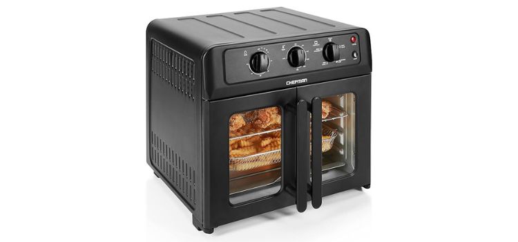 9 Chefman Extra Large Air Fryer and Convection Oven with French Doors and.